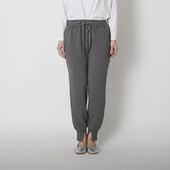 DRESS HERSELF/裾スリットパンツウォームシルク